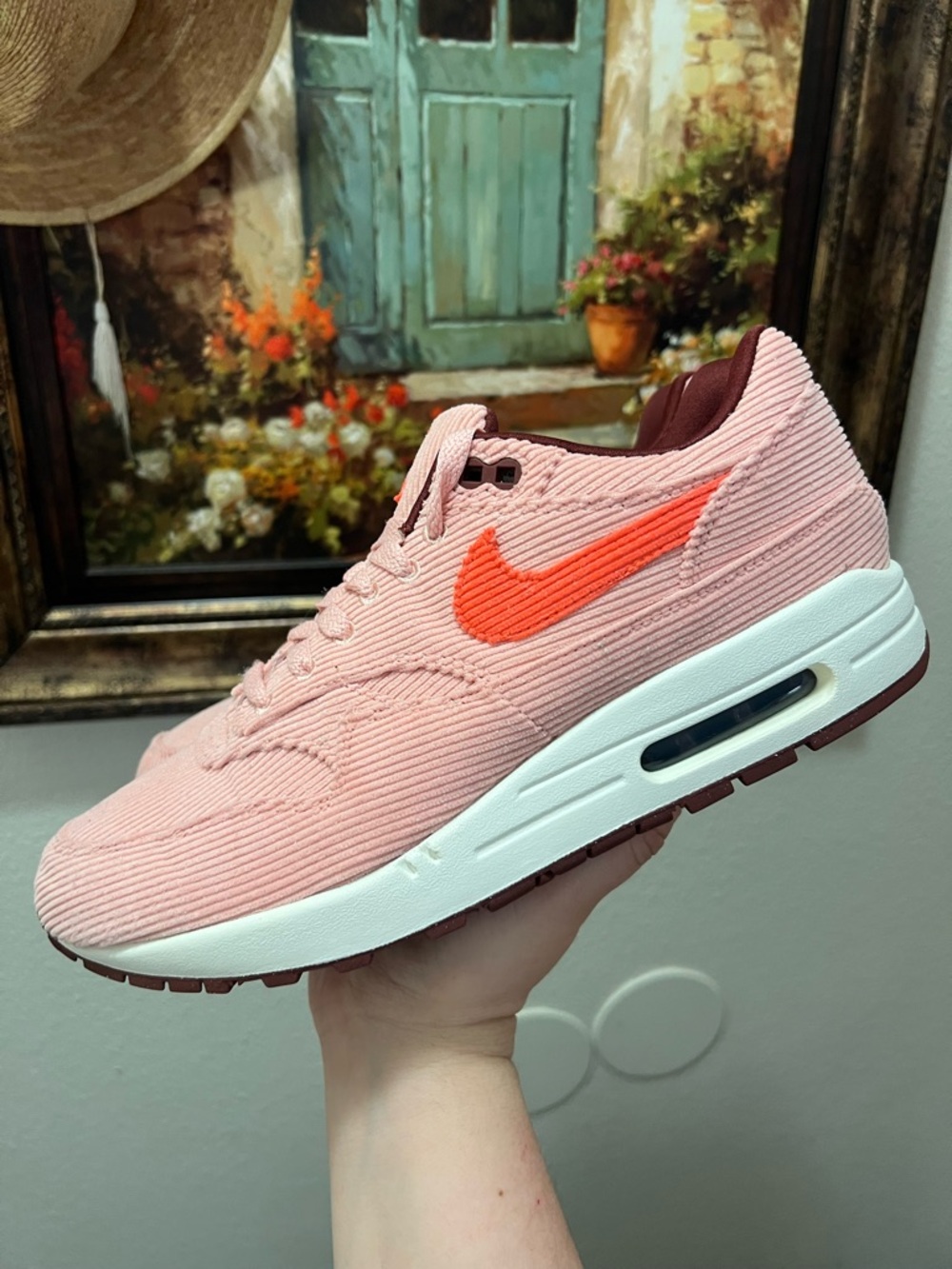 Nike Air Max 1 PRM Corduroy Coral Stardust sneakers